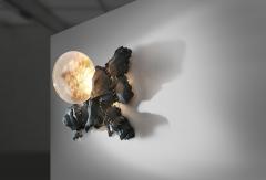 EDUARD LOCOTA Butterfly Sconce by Eduard Locota Wall Mounted Sculpture Acrylic Glass Coal - 2774179
