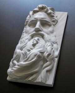 EDUARD LOCOTA Frieze Moses Contemporary Art Decorative Sculpture by Eduard Locota - 2774107