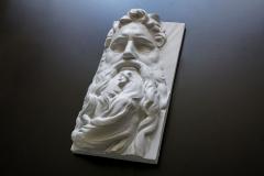 EDUARD LOCOTA Frieze Moses Contemporary Art Decorative Sculpture by Eduard Locota - 2774111
