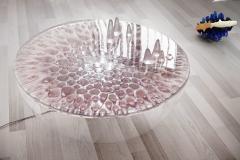 EDUARD LOCOTA Hypnosis Coffee Table by Eduard Locota illuminated Acrylic Glass Resin design - 2775851