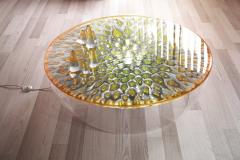 EDUARD LOCOTA Hypnosis Coffee Table by Eduard Locota illuminated Acrylic Glass Resin design - 2775853