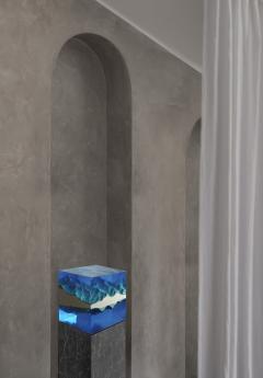 EDUARD LOCOTA Mirror Mountains Contemporary Sculpture by Eduard Locota Acrylic Glass Marble - 2775800