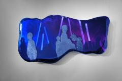 EDUARD LOCOTA Purple generation Wall Lamp Sconce Sculpture by Eduard Locota Resin Coal - 2776001
