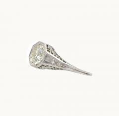 EDWARDIAN 1 25 CT OLD EUROPEAN CUT DIAMOND AND PLATINUM RING CIRCA 1910 - 2621421