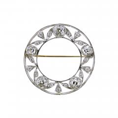 EDWARDIAN DIAMOND WREATH BROOCH - 3254832