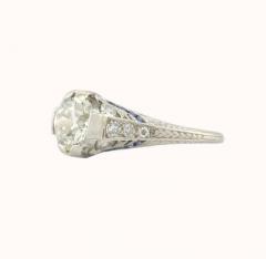 EDWARDIAN OLD EUROPEAN CUT 1 54CT GIA CERTIFIED DIAMOND ENGAGEMENT RING - 2621399