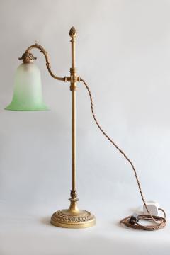 EDWARDIAN ORMOLU RISE AND FALL DESK LAMP - 3748510