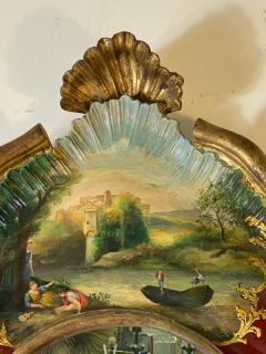 ELABORATE VENETIAN HAND PAINTED SCENIC MIRROR - 1793994