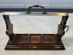 ELEGANT VICTORIAN THREE DECANTER TANTALUS - 2484578