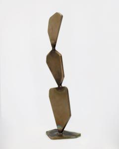 ELLIOT BERGMAN Elliot Bergman Bronze Welded Polygon Table Top or Desk Sculpture - 2677863