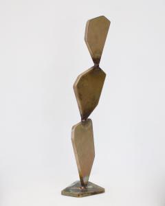 ELLIOT BERGMAN Elliot Bergman Bronze Welded Polygon Table Top or Desk Sculpture - 2677870