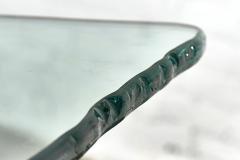 ELODIA Sculptural Brass Cobra and Glass Dining Table - 2890514
