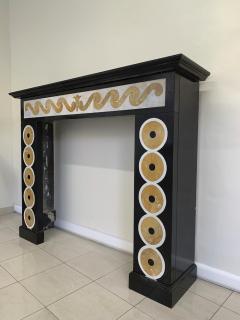 EMILIO TERRY Emilio Terry attributed superb neo classic marquetery fireplace mantel - 1703214