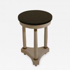 EMPIRE TRIPOD PEDESTAL TABLE WITH BLACK MARBLE TOP - 821146