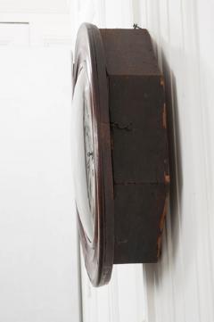 ENGLISH 19TH CENTURY ROUND OAK WALL CLOCK - 882437