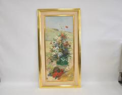 EUGENE HENRI CAUCHOIS FLOWER STUDY OIL PAINTING - 4076788