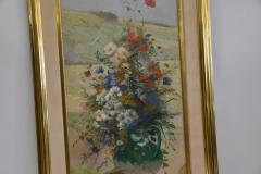 EUGENE HENRI CAUCHOIS FLOWER STUDY OIL PAINTING - 4076790