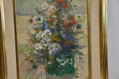 EUGENE HENRI CAUCHOIS FLOWER STUDY OIL PAINTING - 4076794