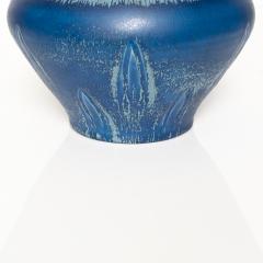 EVA JANCKE BJ RK TWO EVA JANCKE BJ RK VASES WITH BLUE GLAZE BO FAJANS - 1882012