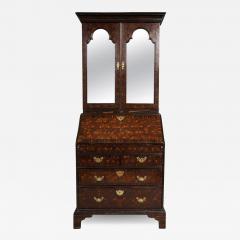 EXCEEDINGLY RARE BRITISH COLONIAL EBONY BUREAU BOOKCASE - 3025080