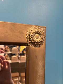 EXCEPTIONAL ANTIQUE BRASS DRESSING MIRROR WITH HAND ACCENTS - 4213221