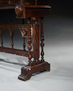 EXCEPTIONAL EARLY 17TH CENTURY SPANISH WALNUT VARGUENO DESK ON STAND - 2532360
