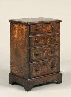 EXCEPTIONAL GEORGE I WALNUT MINIATURE CHEST ENGLISH CIRCA 1720 - 1952610