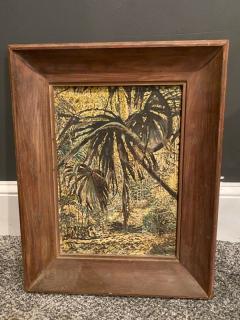 EXCEPTIONAL PAIR OF MID CENTURY RAIN FOREST PAINTINGS 1958 - 2198217