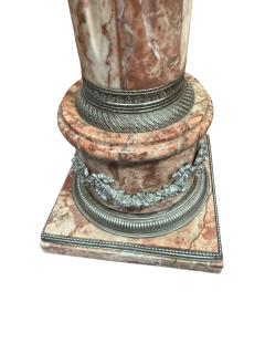 EXCEPTIONAL19TH CENTURY GRAND TOUR MARBLE WITH NICKELED BRONZE ACCENTS - 4496348