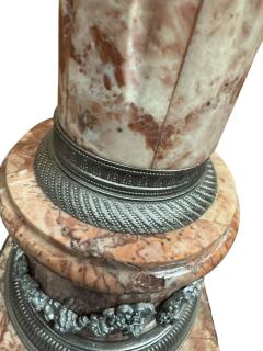 EXCEPTIONAL19TH CENTURY GRAND TOUR MARBLE WITH NICKELED BRONZE ACCENTS - 4496353