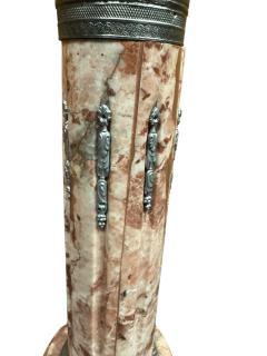 EXCEPTIONAL19TH CENTURY GRAND TOUR MARBLE WITH NICKELED BRONZE ACCENTS - 4496354