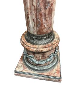 EXCEPTIONAL19TH CENTURY GRAND TOUR MARBLE WITH NICKELED BRONZE ACCENTS - 4496356