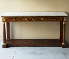 EXCEPTIONALLY WIDE FRENCH EMPIRE PERIOD CONSOLE TABLE - 3998658