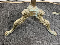 EXTRAORDINARY PAIR OF ITALIAN BRONZE LION HEAD PAW FOOTED CLOTHING VALETS - 4095622