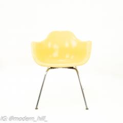 Eames Style Krueger Metal Products Mid Century Yellow Fiberglass Shell Chair - 1871922