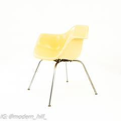 Eames Style Krueger Metal Products Mid Century Yellow Fiberglass Shell Chair - 1871924