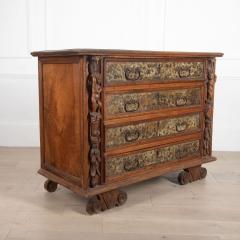 Early 17th Century Ligurian Faded Walnut Commode - 3628227