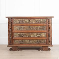 Early 17th Century Ligurian Faded Walnut Commode - 3628351