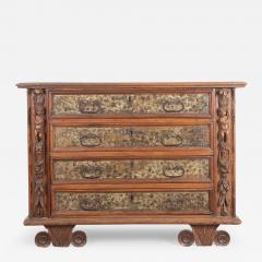 Early 17th Century Ligurian Faded Walnut Commode - 3630334