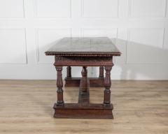 Early 17th Century Lombard Louis XIV Walnut Table with Baluster Legs - 4375387