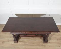 Early 17th Century Lombard Louis XIV Walnut Table with Baluster Legs - 4375436