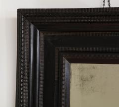 Early 18th C Italian Ebonized Mirror with Guilloche Detail Italy c 1750 - 2181395