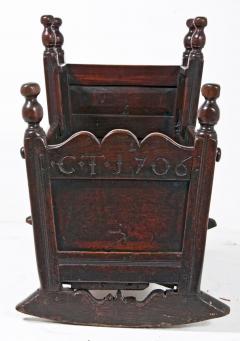 Early 18th Century Country Oak Baby Cradle - 2594422