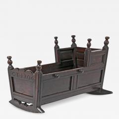 Early 18th Century Country Oak Baby Cradle - 2596370