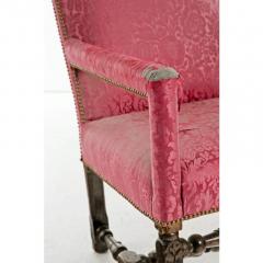 Early 18th Century French Pink Upholstered Armchair - 2052188