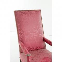 Early 18th Century French Pink Upholstered Armchair - 2052190