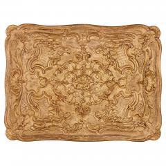 Early 18th Century French R gence period carved giltwood table with mirror - 3075818