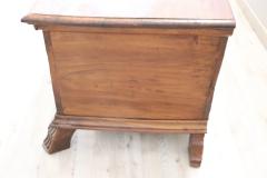 Early 18th Century Italian Inlaid Solid Walnut Blanket Chest Restored - 2727064