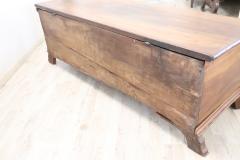 Early 18th Century Italian Inlaid Solid Walnut Blanket Chest Restored - 2727071