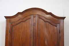 Early 18th Century Italian Solid Poplar Wood Antique Wardrobe or Armoire - 3519893